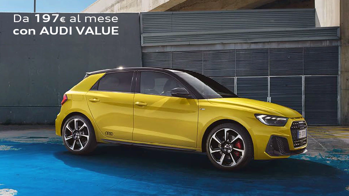 Gamma Audi a partire da 189€ al mese